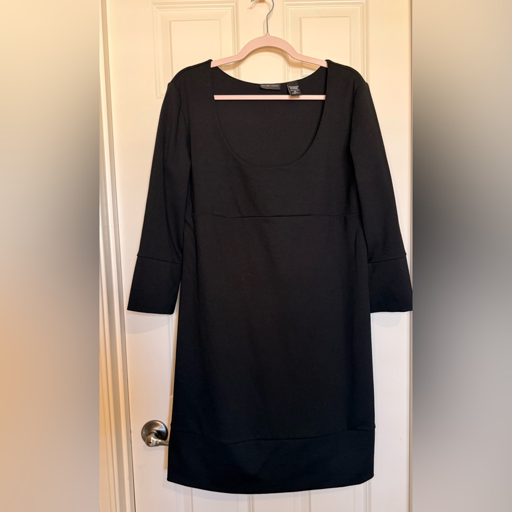 New York & Company Black Long Sleeve Dress
